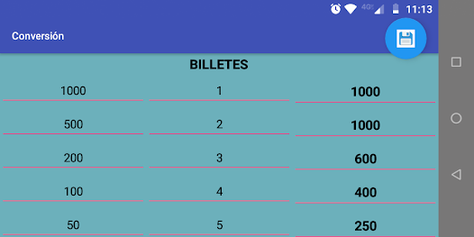 Screenshot 3 Contar Dinero android