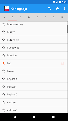 Polish Conjugation Screen 2