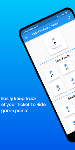 Android application Ticket To Ride Counter screenshort