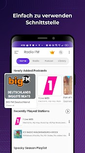 Radio FM: Live-Radio-App Screenshot