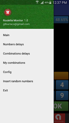 Roulette Monitor Screen 2