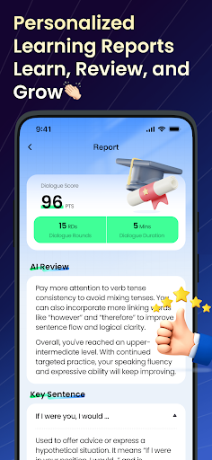 Screenshot of TalkFlow: Speak English Better