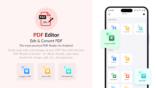 Android application PDF Tools - Make, Scan & Edit screenshort