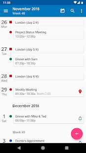 aCalendar+ Kalender & Tasks Screenshot