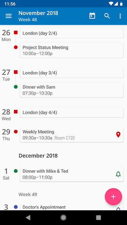 aCalendar+ Calendar & Tasks - 2.8.2 - (Android)