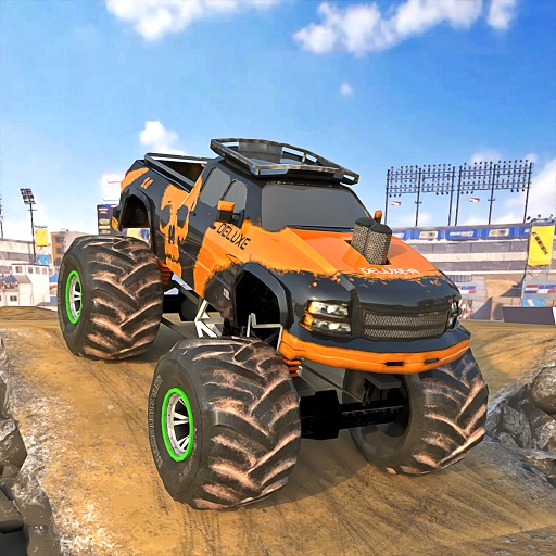 Fearless Monster Truck Game 3D logo