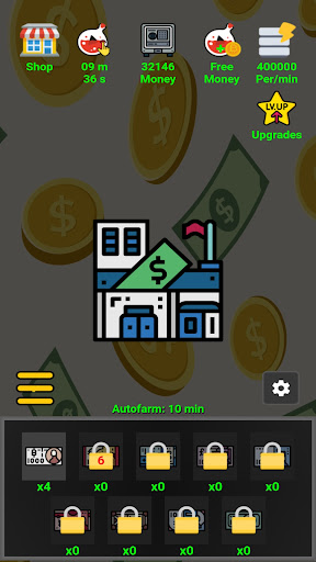 Android application Money Idle Clicker screenshort