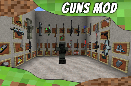 Mod Guns for MCPE. Weapons mod Unknown