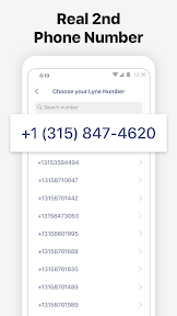 2nd Line - Second Phone Number screenshot