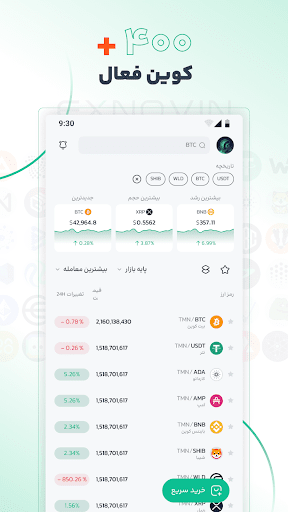 Exnovin اکسنوین | بازار رمزارز Screenshot 4 - AppWisp.com