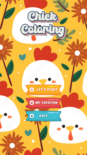 Coloring Cartoon Chicks Screen 3