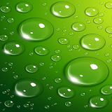 Neon Green Water Drops Lock Sc icon