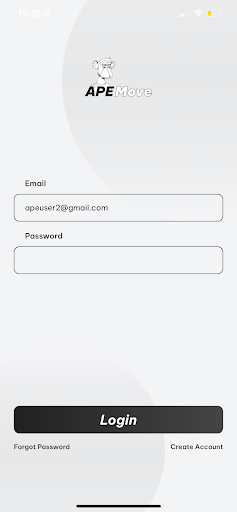 ApeMove Screen 2