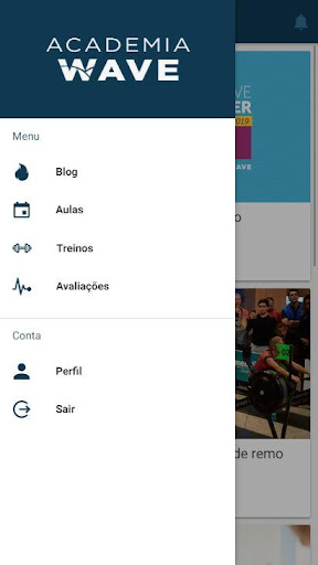 Android application Academia Wave screenshort