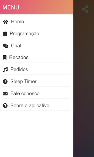 Android application TV CANAA screenshort