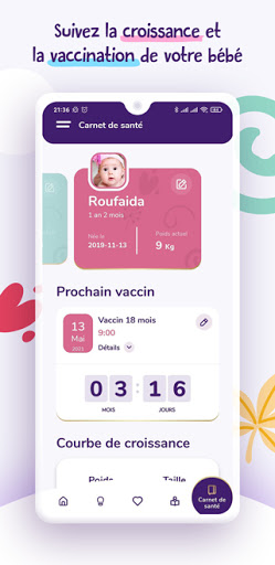 Android application Canbebe - Pour parents & bébés screenshort