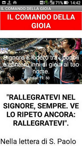 Il comando della gioia Screen 2