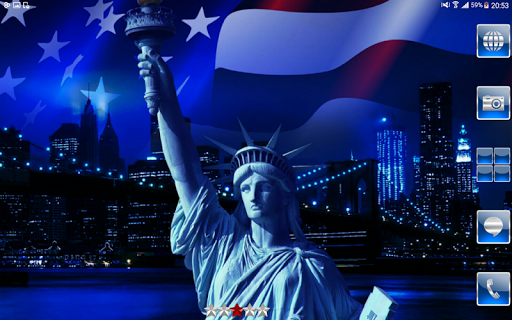 Free Independence Day Go Launcher theme