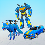 Cover Image of Download Angry Fox Robot Transform: Robot car games 1.2 APK