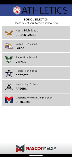 Brownsville ISD Athletics Screen 2