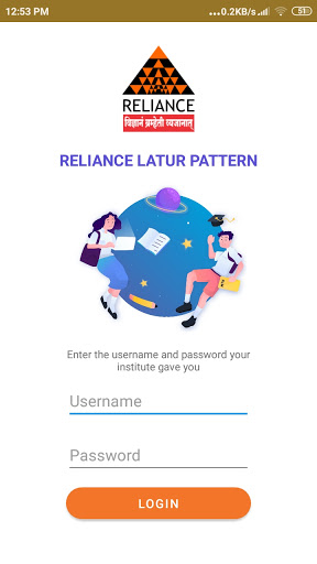 Android application Reliance Latur Pattern Now Edu screenshort