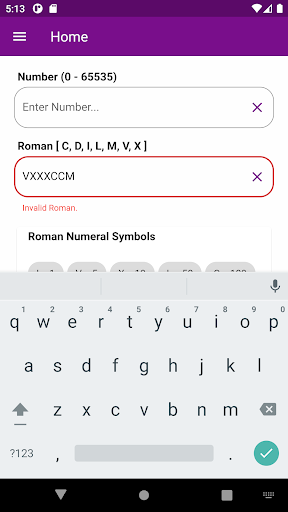 Roman Numeral Converter