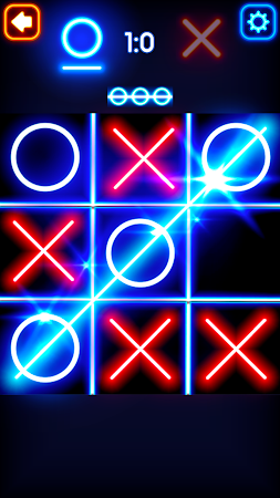 Game screenshot Tic Tac Toe Glow: 2 Players hack