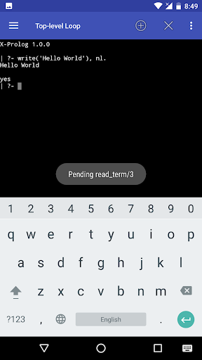 Android application X-Prolog screenshort