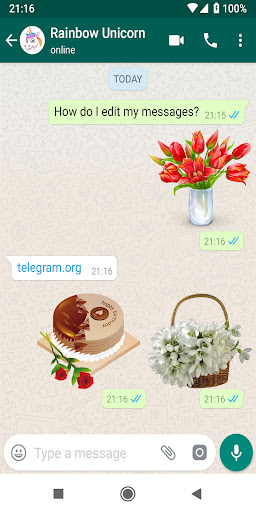 Flowers Stickers For WASticker Screen 2