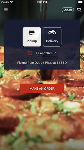 Android application Detroit Pizza screenshort