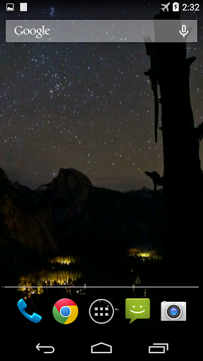 Android application Night Live Wallpaper screenshort