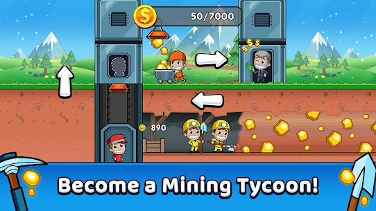 Free Idle Miner Tycoon  Gold  Cash New 2022 Mod 3