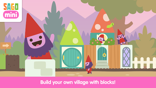 Captura de Pantalla 2 Sago Mini Village Blocks android