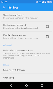 Mobile Data Switch Captura de pantalla