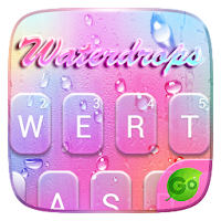 Waterdrops GO Keyboard Theme