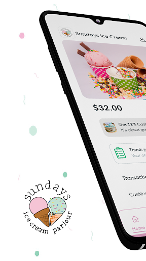 Android application Sundays Ice Cream Parlour screenshort
