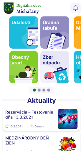 Android application Michaľany screenshort