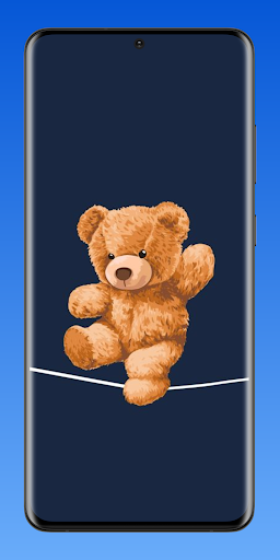 Cute Teddy Bear Wallpaper 4K