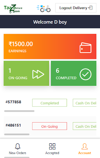 TaaZa Stores Delivery