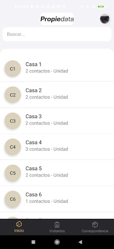Android application Seguridad Propiedata screenshort