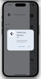 Flutter Icon Browser Unknown