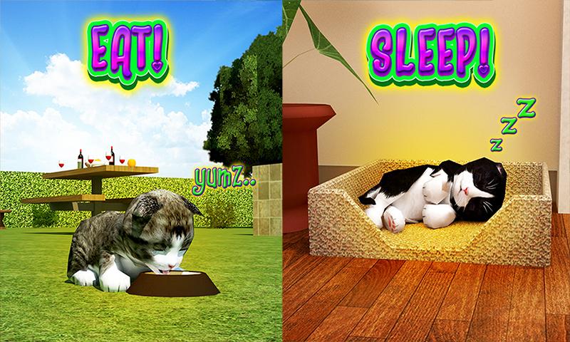 Android application Cat Frenzy 3D screenshort