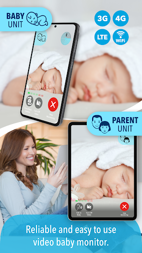 Android application Baby Monitor TEDDY screenshort