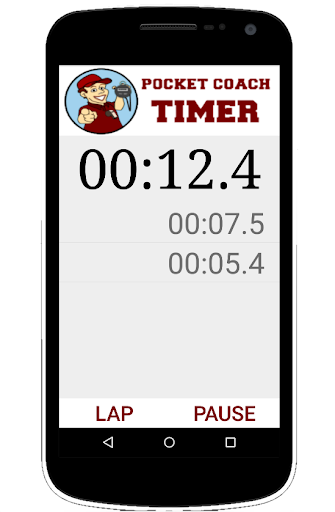 Pocket Coach - Lap Timer Screen 3