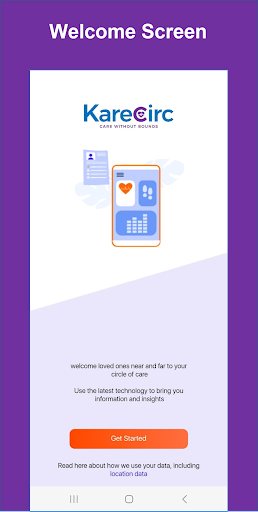 Android application Karecirc screenshort
