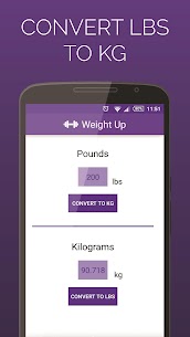 Weight Up – lbs & kg Converter 2