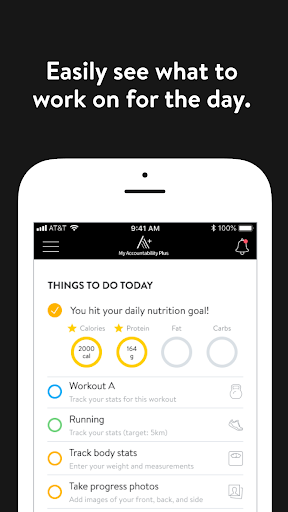 Android application MyAccountability Plus screenshort