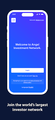 Android application Angel Investment Network screenshort