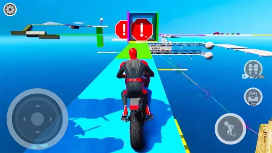 Superhero Moto Stunt Race Jeu