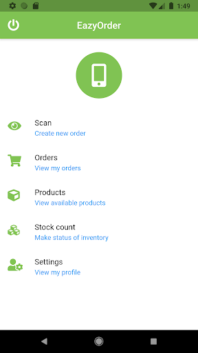 EazyOrder Screen 2
